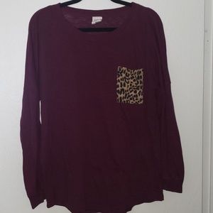 PINK long sleeve tunic